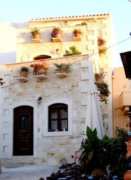 Margarites Kreta, Margarites: Renoviertes Steinhaus im Dorf zu verkaufen Haus kaufen